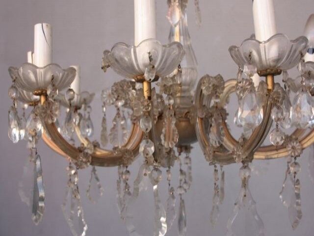 lustre à pampilles  1960