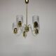 Art Deco All Glass Chandelier by Kamenicky Senov, 1960's, Czechoslovakia