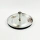 Lustre en verre XL de style mid-century Space Age par Koch & Lowy pour P&P, années 1970.