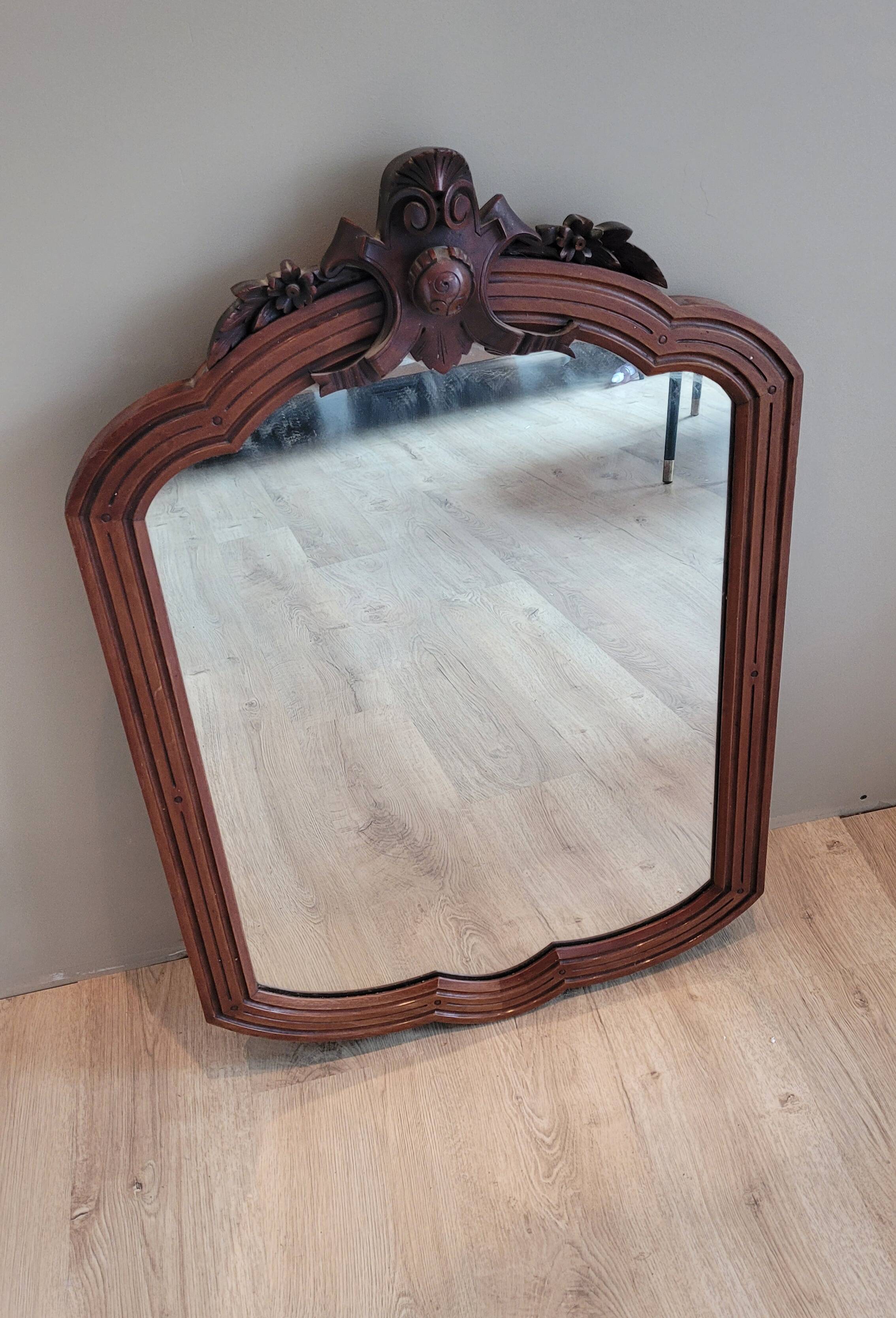 62x92 wooden totem mirror