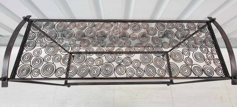 Wrought iron console