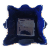 Old enamelled vide poche or cache pot from Lunéville.