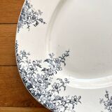 Oval iron earth dish "Spring" Opaque from Gien