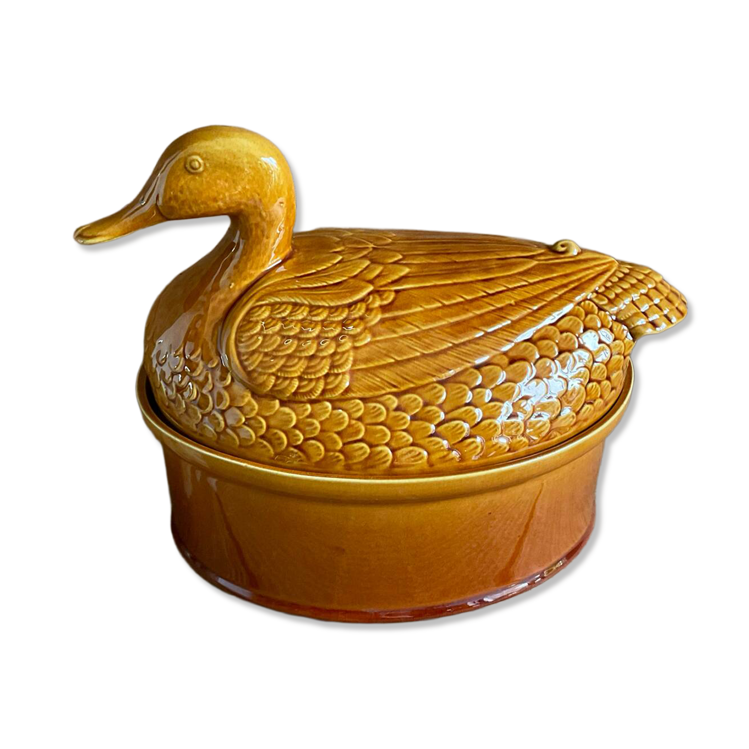 Large vintage duck terrine