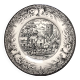 Assiette Royal Stafford Dessert Herdsman Black