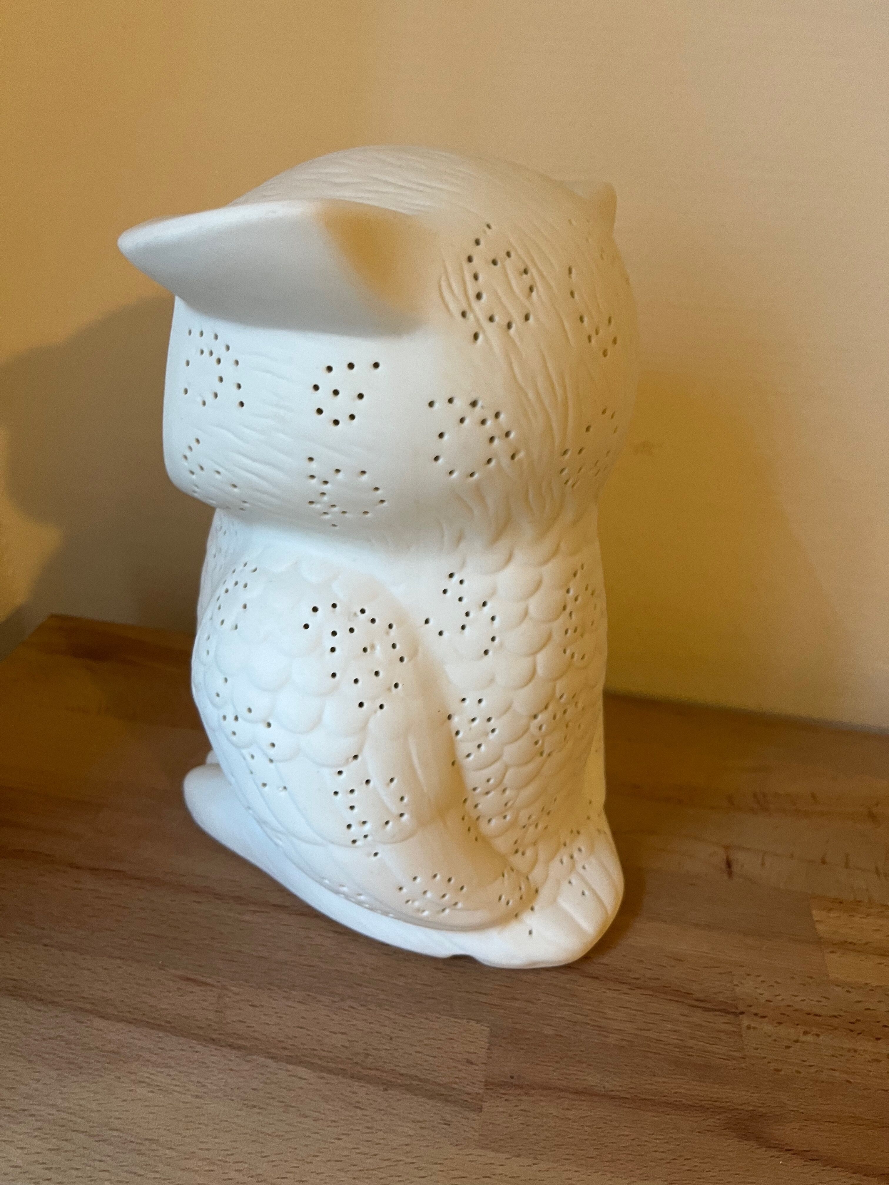 Owl biscuit lamp