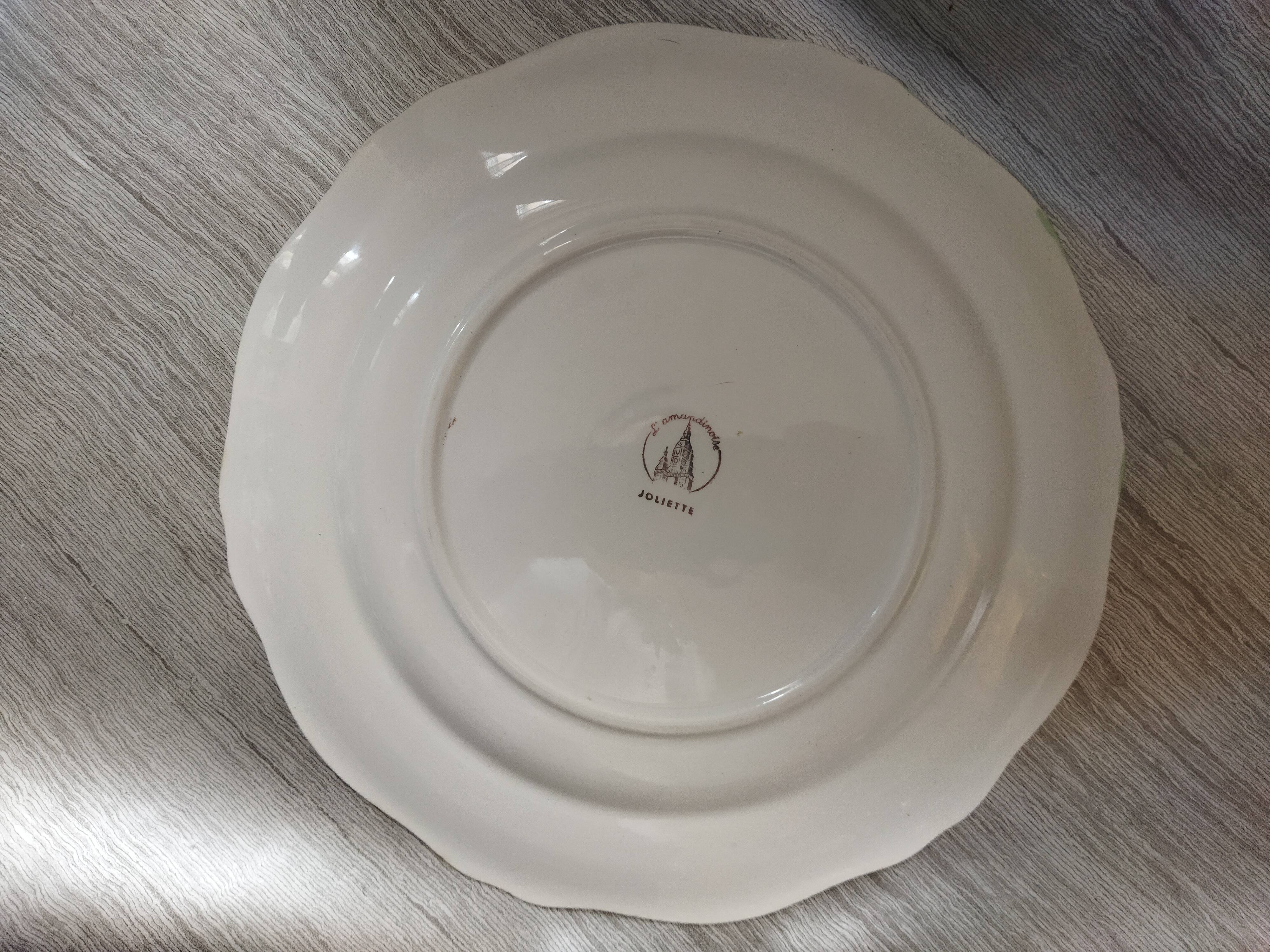 Fine earthenware dish Joliette L'Amandinoise