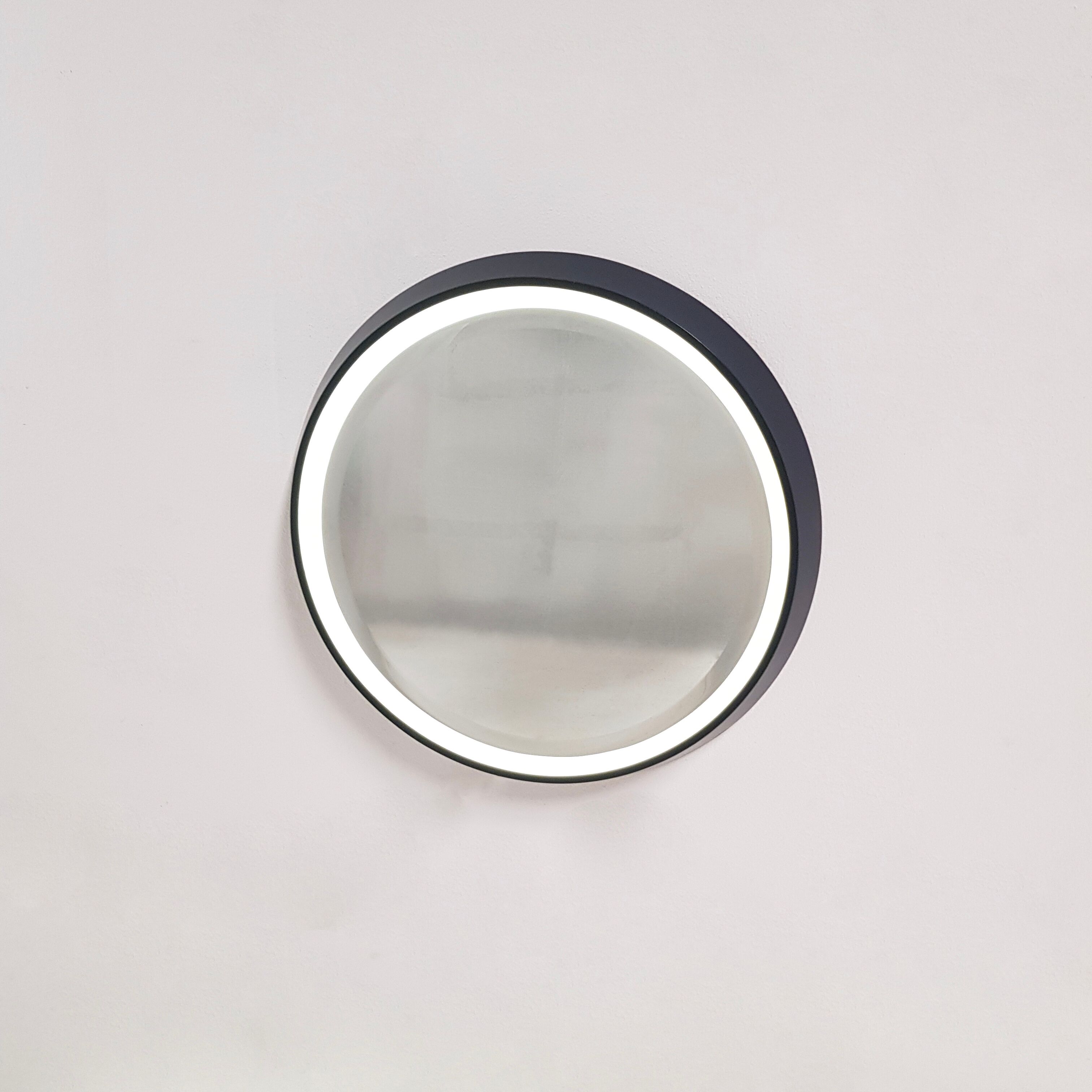 Bright round mirror Luciano Busnelli vintage fiberglass - 1970