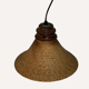 Set of 4 "cork" hanging lamps, 1960s