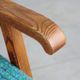 Fauteuil danois bleu des années 50