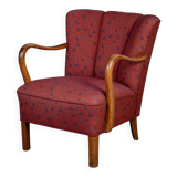 Art Deco armchair attributed to Viggo Boesen, Denmark, 1950s.