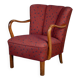 Art Deco armchair attributed to Viggo Boesen, Denmark, 1950s.