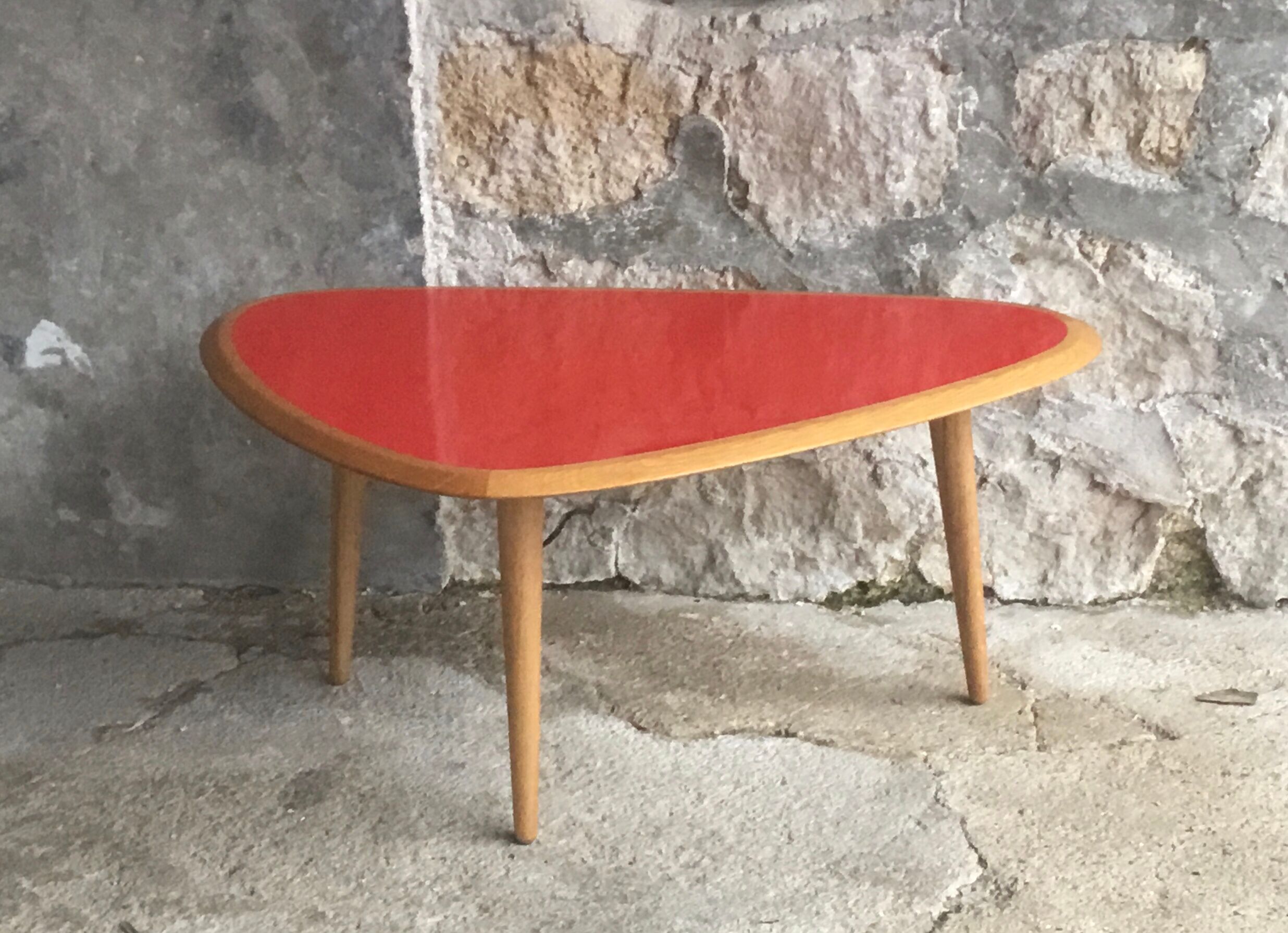 Red Edition Brand Red Fifties Tripod Table - Small Model