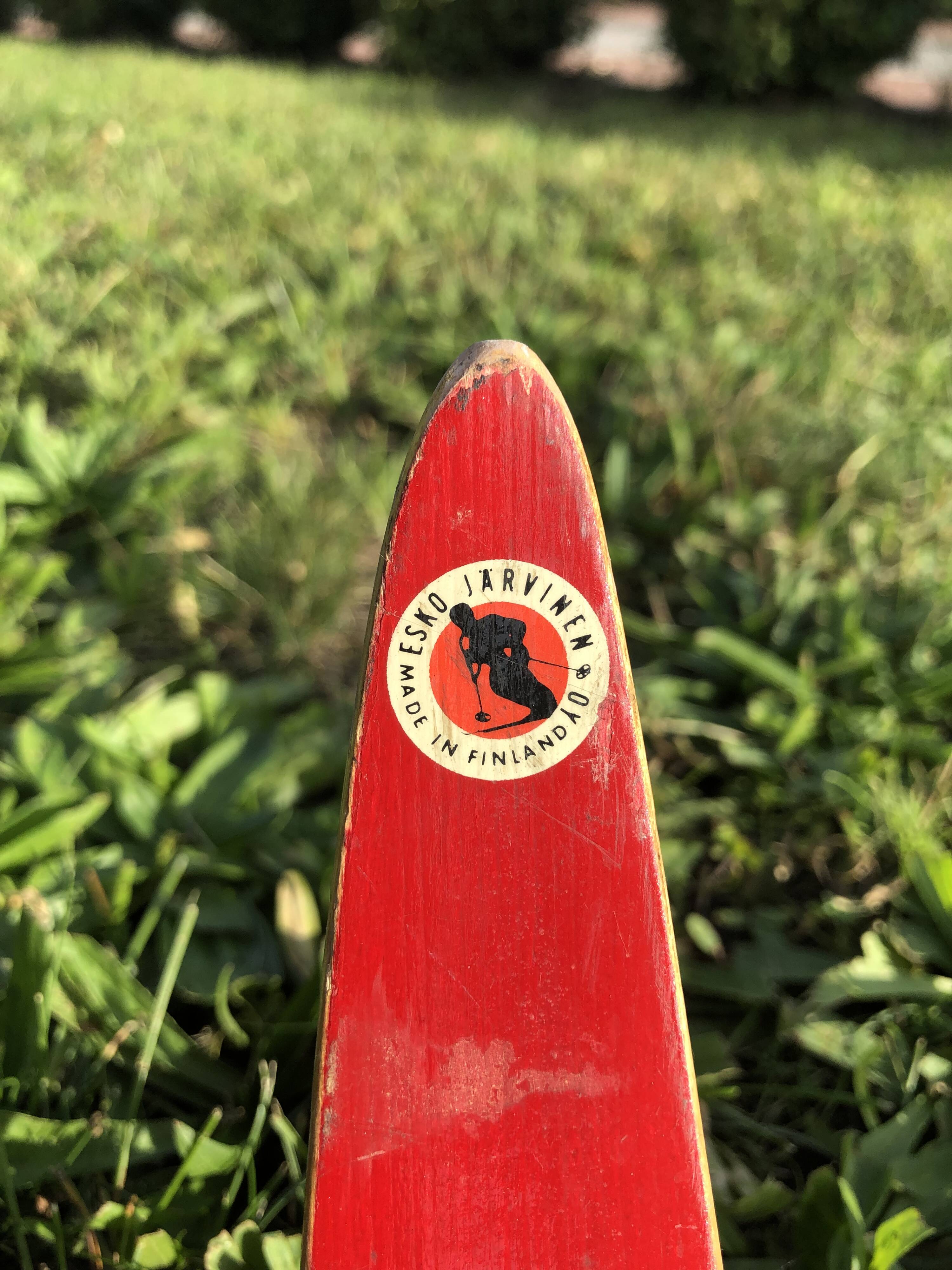 Esko Jarvinen vintage skis