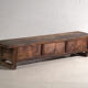 Table basse ancienne à tiroirs en bois de pin – Chine, vers 1900