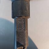 Adjustable brushed aluminum wall lamp by Lita, France 1960/1970.