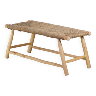 Moroccan bank in natural rope