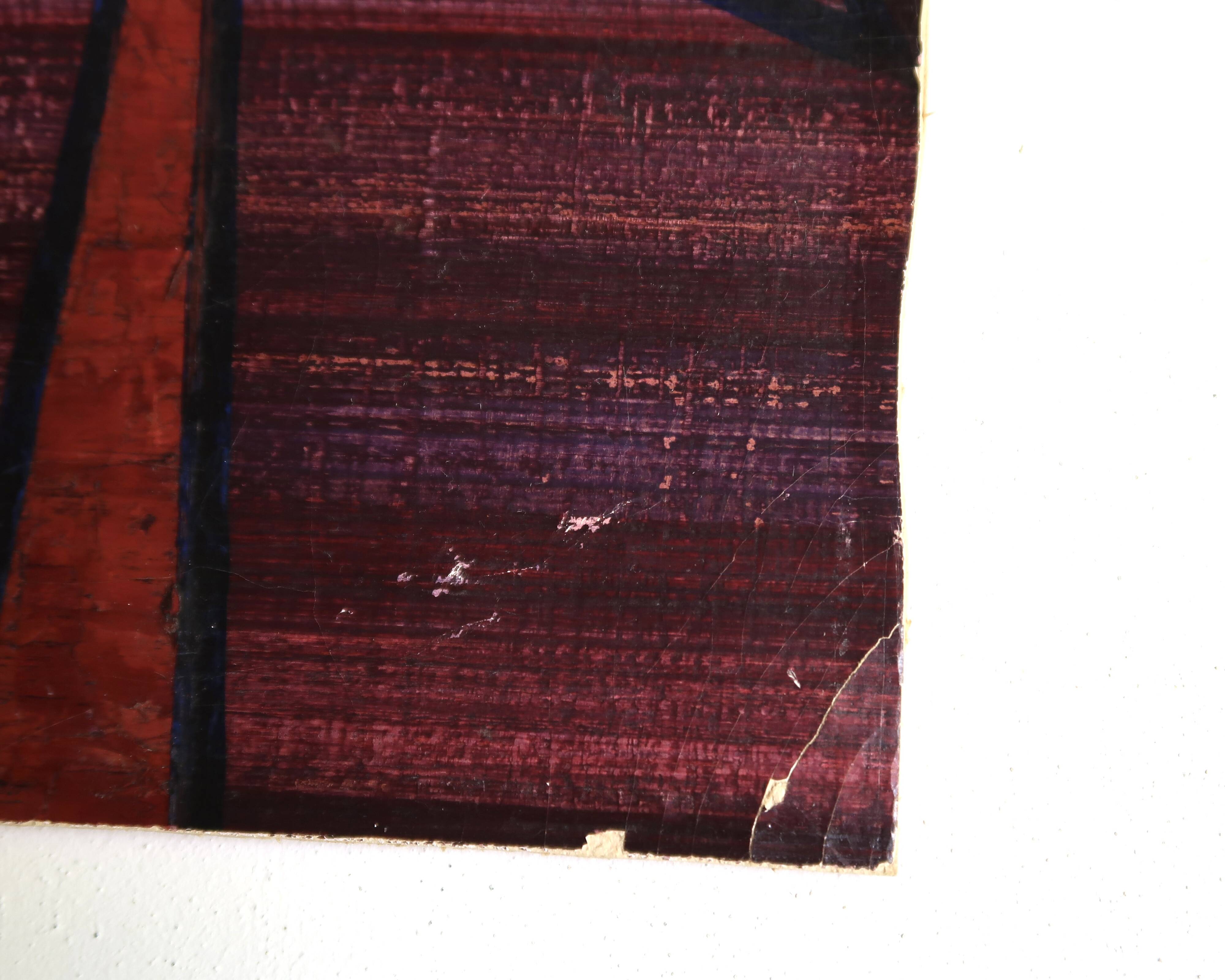 Tableau, peinture abstraite signée, école Allemande moderne, années 50