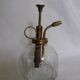 Glass and brass plant spray