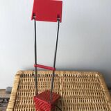 Red IKEA designer lamp from the 80s