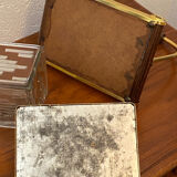 Art Deco biscuit box on a mirrored tray