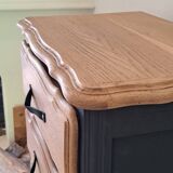 Vintage oak chiffonier