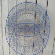 Grand panier de pêche ou récolte ancien 