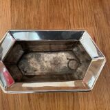 Silver metal trinket bowl