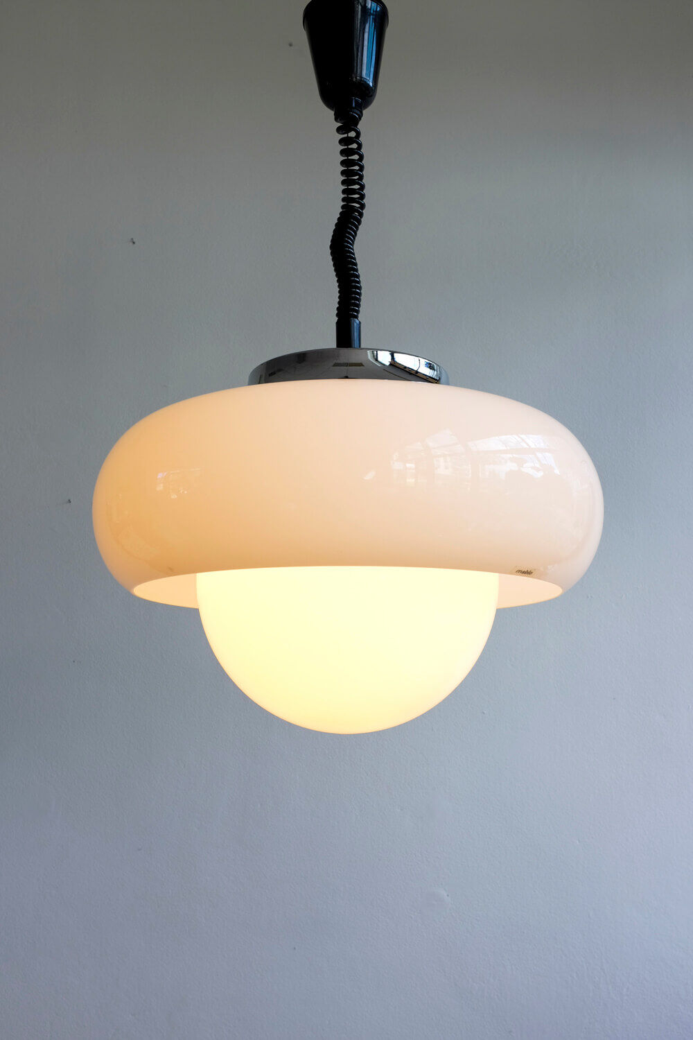 Space Age Guzzini hanging lamp by Meblo, 1970