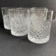 6 Verres à whisky cristal taillé