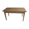 Farmhouse table oak spindle legs