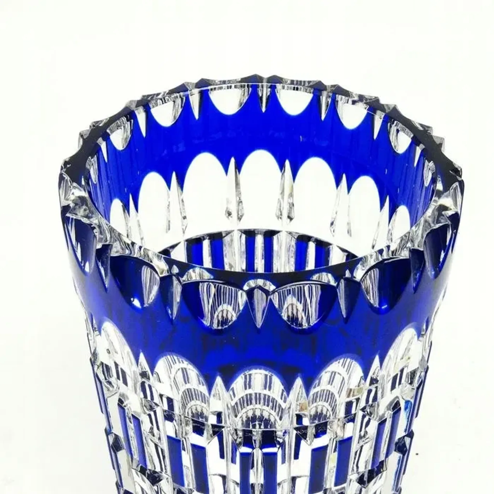 M2H Art Deco Vase veb Bleikristall
