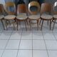 Suite of 6 chairs Baumann model Mondor and Seagull 1960