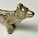6 Vintage Silver Metal Knife Rests - Elegant Fox Design