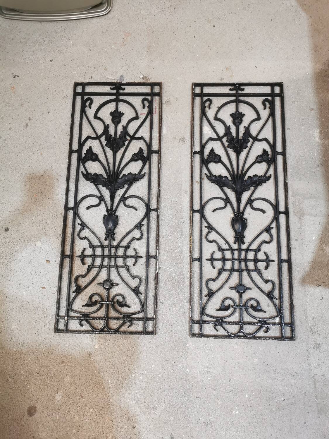Grille de porte d'entrée