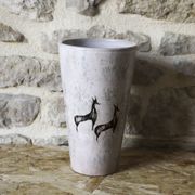 Vase en céramique par Jean Austruy