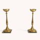 Scandinavian Modern Brass Candlesticks by Gunnar Ander for Ystad Metall