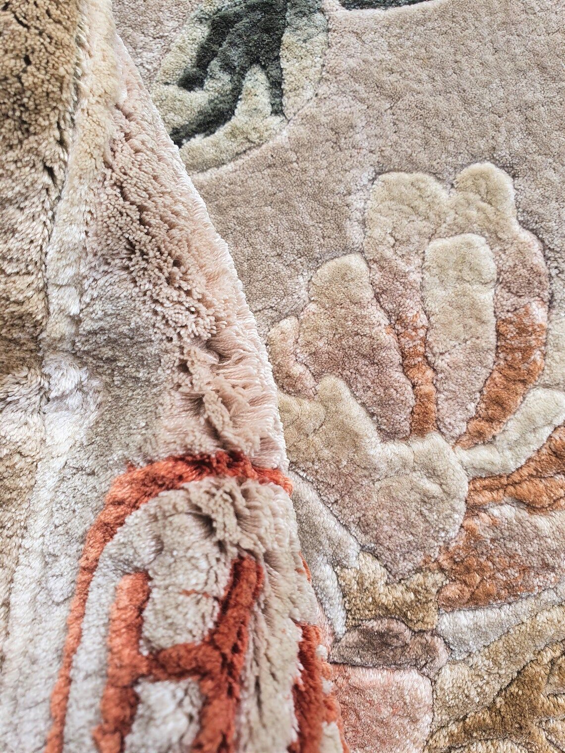 60x30cm bird silk carpet