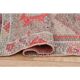 Pink Rainbow Turkish Vintage Handmade Woven Runner Rug 82x285