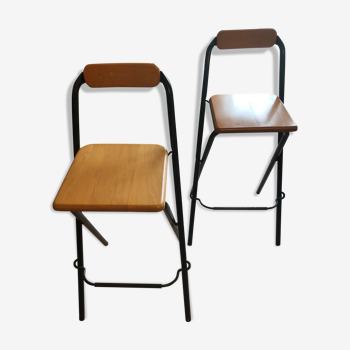 Industrial folding high chairs