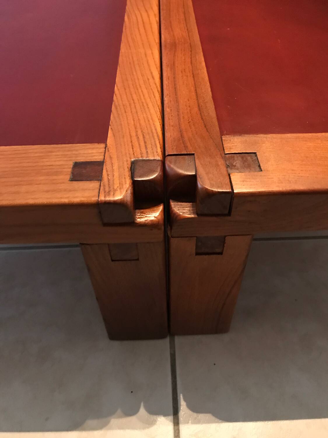 Paire de  tables basse pierre chapo