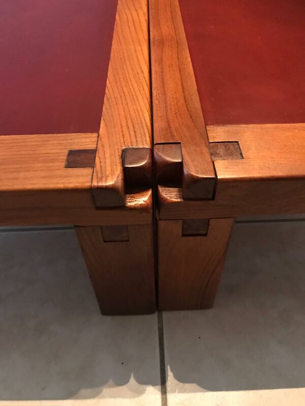 Paire de  tables basse pierre chapo