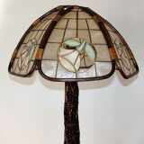Floor lamp in rattan , 1950s.