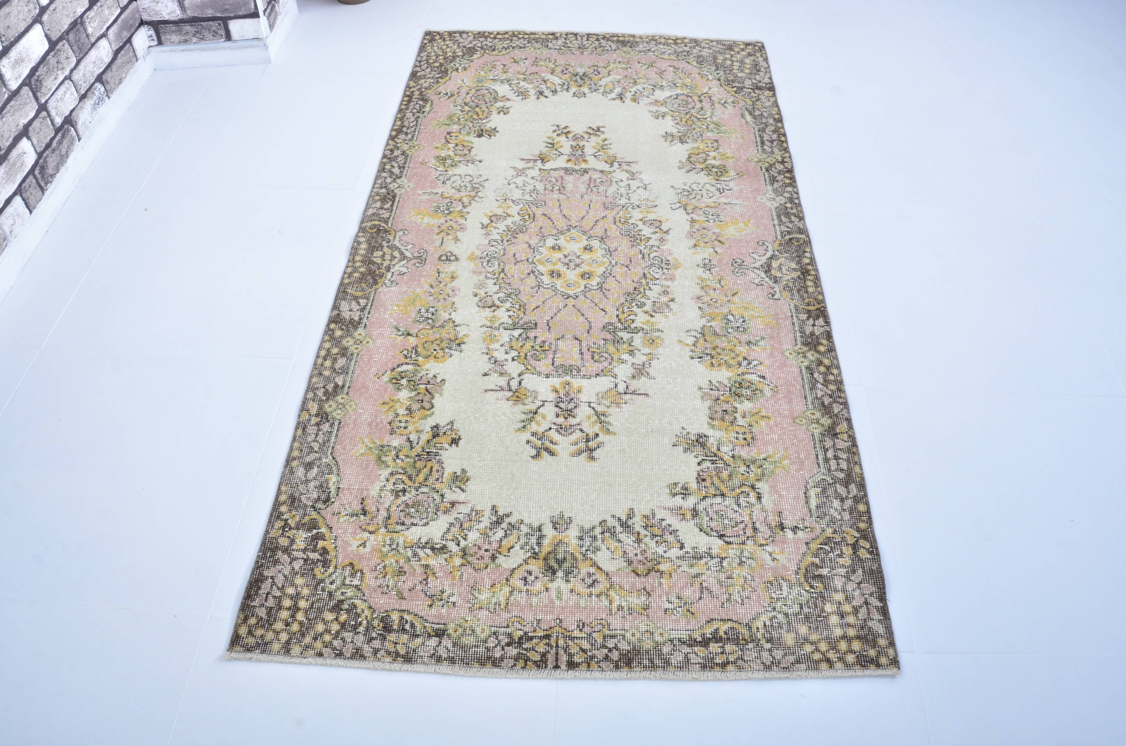 Vintage Anatolian Pink Floor Rug sku 3147