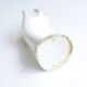 Hand baguier or white porcelain vase, 70s