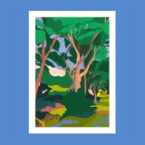 Chemin des Calanques - Art print (A3)