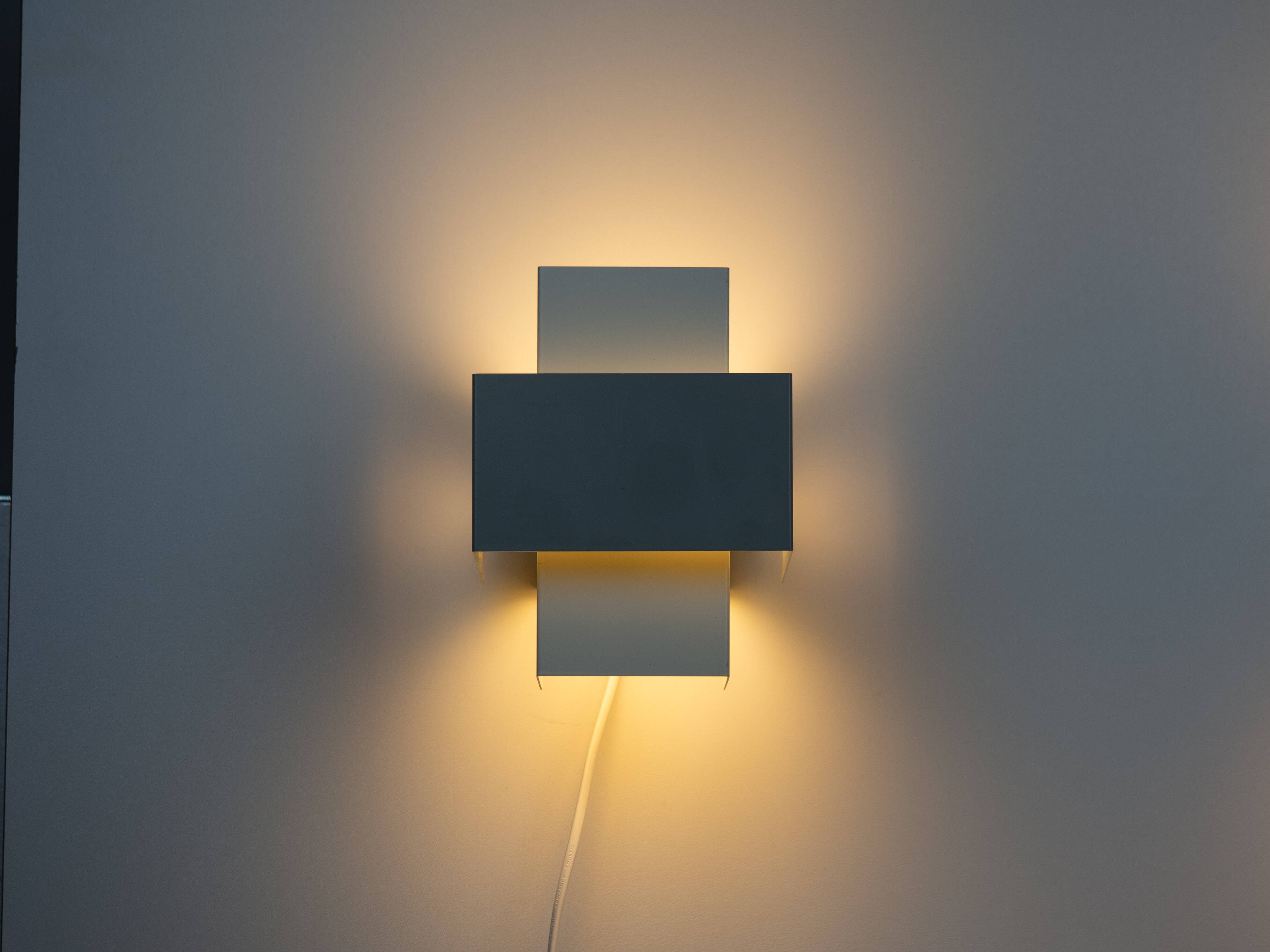 Pair of 2 modern wall lamps by Philips, 1960s