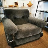 Pair of vintage italian design armchairs from the 70s