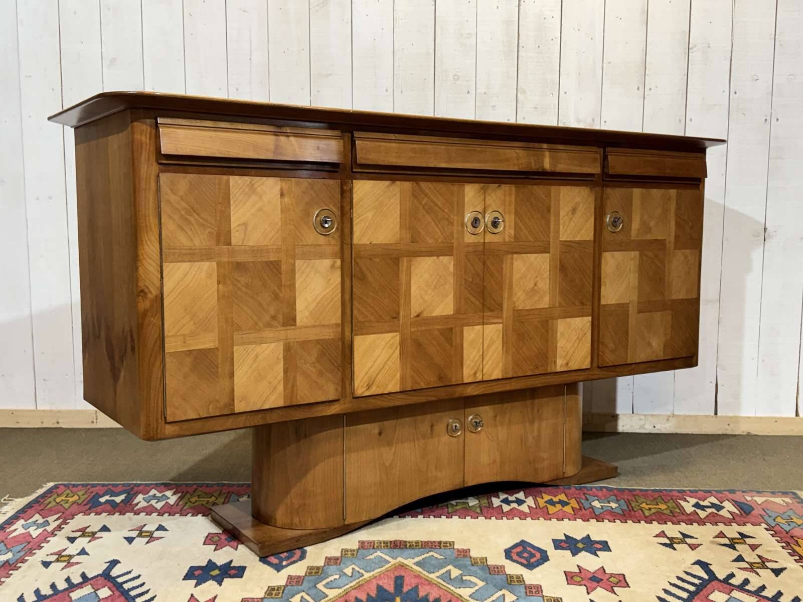 Art Deco enfilade signed Jorj Rual (1901-1986) dated 1935