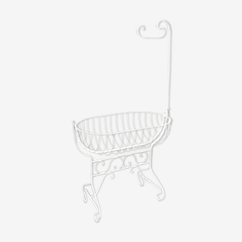 Wrought iron baby bed
